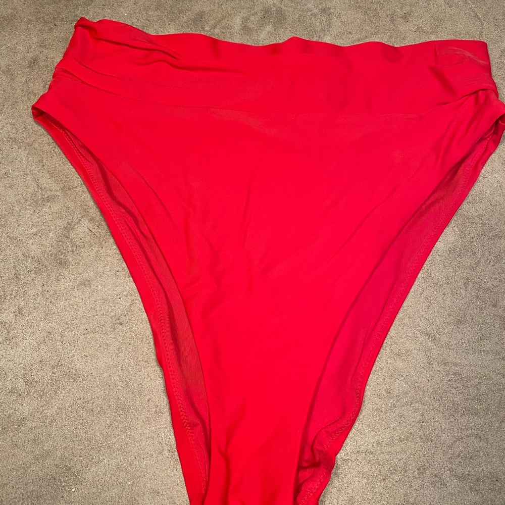 Arie high waisted cheeky swim bottoms